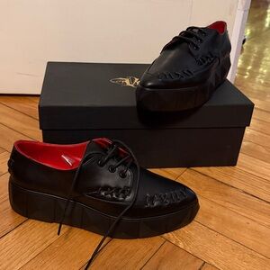 NIB Von D Shoes Bauhaus Creepers - Black - Size Womens 7.5 RUNS SMALL